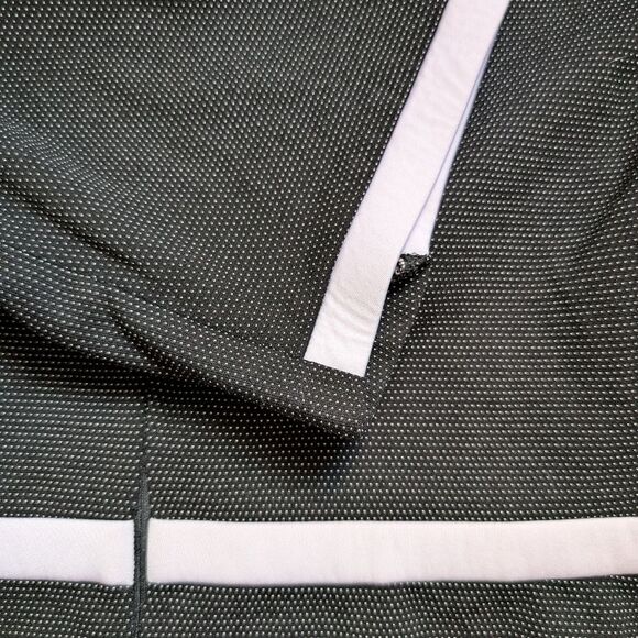 Cop.Copine Black and White Micro Heart Short Sleeve Top Large - Picture 7 of 7